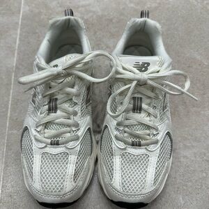 Women’s New Balance 530 in arid stone - Mesh White Running Shoes.